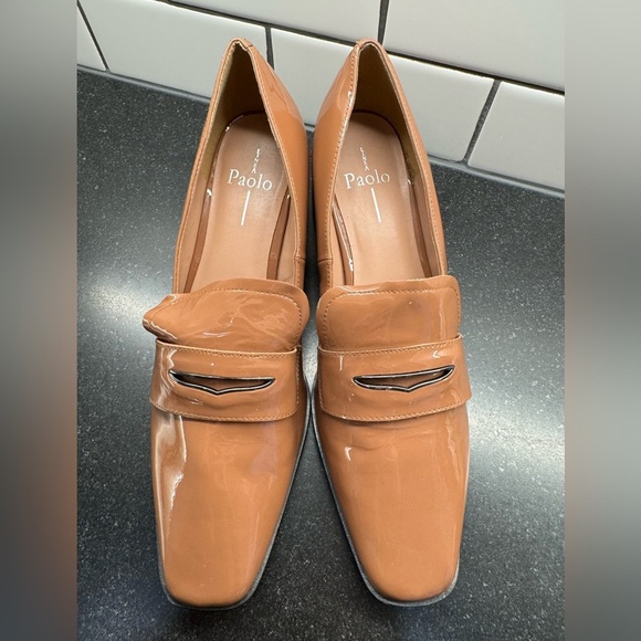 Miramar Penny Loafer Pump Women’s Sz 9.5 by Linea Paolo in Cognac New - Picture 7 of 13